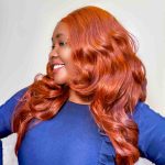 Ginger bouncy 20” layer paired with 5/5HD lace closure